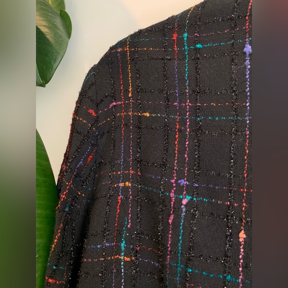 Vintage Oversized Rainbow Blazer